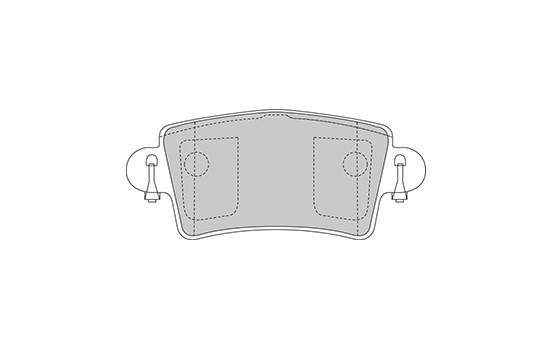 Kit de plaquettes de frein, frein à disque 37289 ABS, Image 3