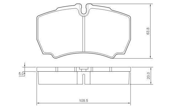 Kit de plaquettes de frein, frein à disque 37298 ABS, Image 2