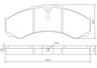 Kit de plaquettes de frein, frein à disque 37299 ABS