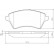 Kit de plaquettes de frein, frein à disque 37303 ABS, Vignette 3
