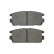 Kit de plaquettes de frein, frein à disque 37324 ABS