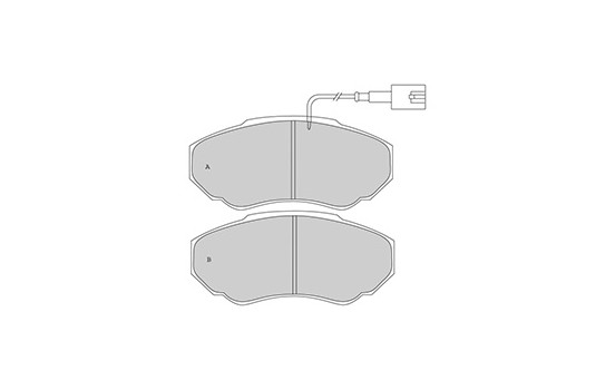 Kit de plaquettes de frein, frein à disque 37331 ABS, Image 3