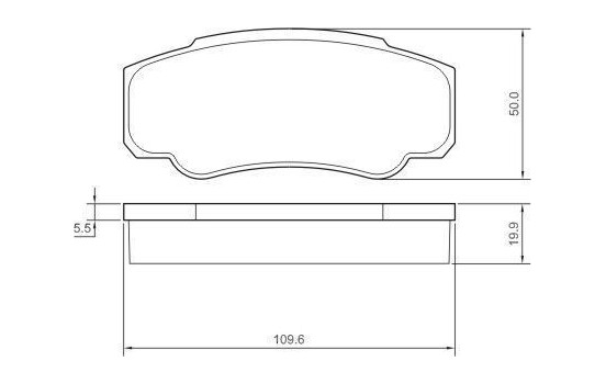 Kit de plaquettes de frein, frein à disque 37333 ABS, Image 2