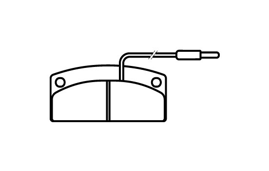 Kit de plaquettes de frein, frein à disque 37340 ABS