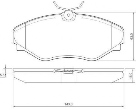 Kit de plaquettes de frein, frein à disque 37342 ABS, Image 2