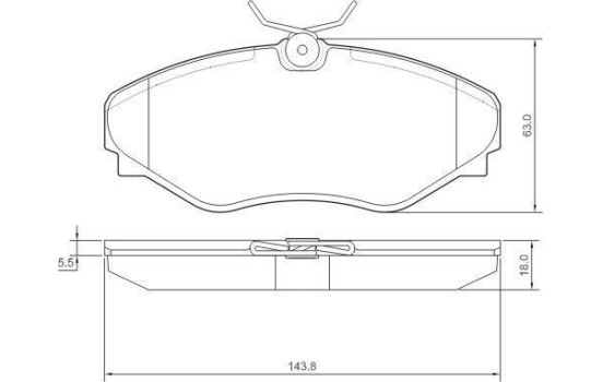 Kit de plaquettes de frein, frein à disque 37342 ABS, Image 2