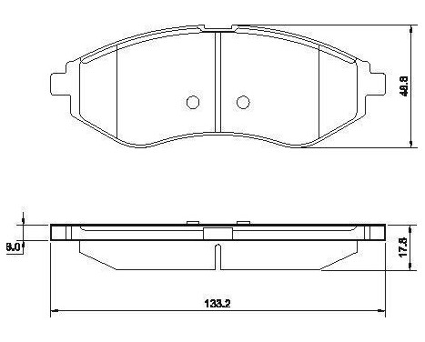 Kit de plaquettes de frein, frein à disque 37352 ABS, Image 2