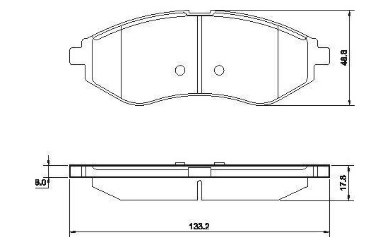 Kit de plaquettes de frein, frein à disque 37352 ABS, Image 2