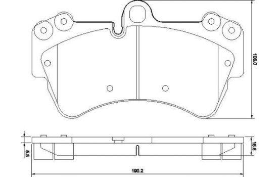 Kit de plaquettes de frein, frein à disque 37391 ABS, Image 2