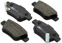 Kit de plaquettes de frein, frein à disque 37401 ABS