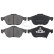 Kit de plaquettes de frein, frein à disque 37402 ABS, Vignette 3