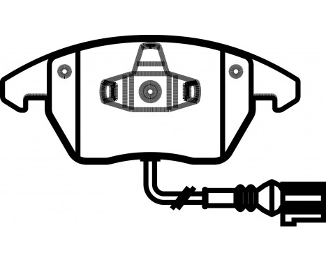 Kit de plaquettes de frein, frein à disque 37414 ABS, Image 2