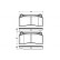 Kit de plaquettes de frein, frein à disque 37441 ABS, Vignette 2