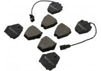 Kit de plaquettes de frein, frein à disque 37448 ABS