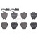 Kit de plaquettes de frein, frein à disque 37448 ABS, Vignette 4