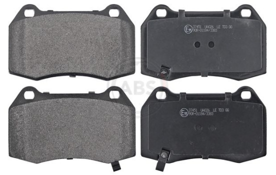 Kit de plaquettes de frein, frein à disque 37451 ABS, Image 2