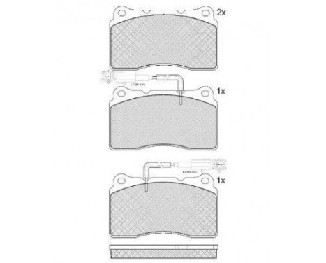 Kit de plaquettes de frein, frein à disque 37465 ABS, Image 2