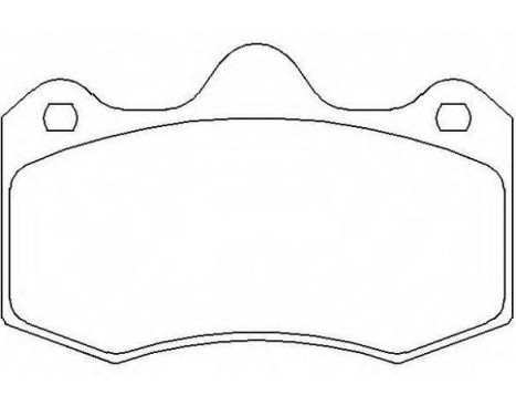 Kit de plaquettes de frein, frein à disque 37471 ABS, Image 2