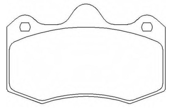 Kit de plaquettes de frein, frein à disque 37471 ABS, Image 2