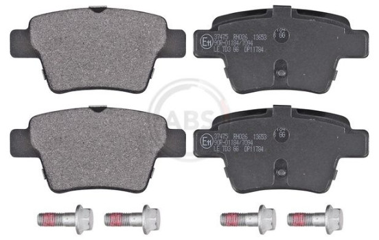 Kit de plaquettes de frein, frein à disque 37475 ABS, Image 4