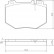 Kit de plaquettes de frein, frein à disque 37480 ABS, Vignette 2