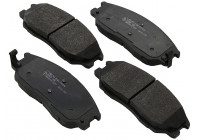 Kit de plaquettes de frein, frein à disque 37505 ABS