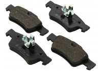 Kit de plaquettes de frein, frein à disque 37509 ABS
