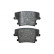 Kit de plaquettes de frein, frein à disque 37512 ABS, Vignette 3