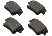 Kit de plaquettes de frein, frein à disque 37512 ABS