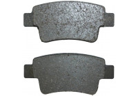 Kit de plaquettes de frein, frein à disque 37513 ABS