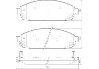 Kit de plaquettes de frein, frein à disque 37517 ABS