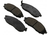 Kit de plaquettes de frein, frein à disque 37541 ABS
