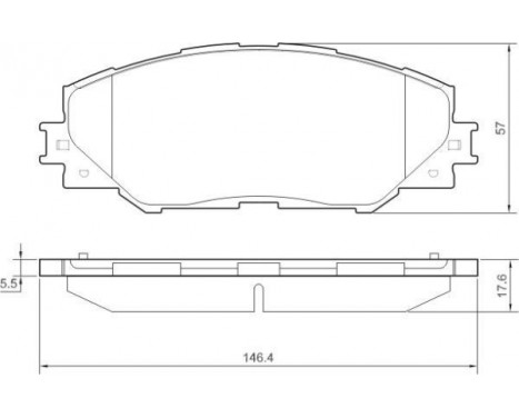 Kit de plaquettes de frein, frein à disque 37543 ABS, Image 2