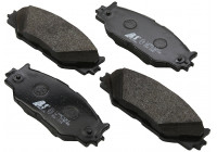 Kit de plaquettes de frein, frein à disque 37547 ABS