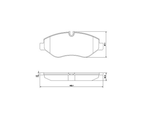 Kit de plaquettes de frein, frein à disque 37553 ABS, Image 3