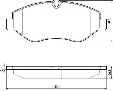 Kit de plaquettes de frein, frein à disque 37553 ABS, Image 2