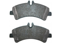 Kit de plaquettes de frein, frein à disque 37554 ABS
