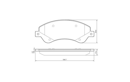 Kit de plaquettes de frein, frein à disque 37559 ABS, Image 2