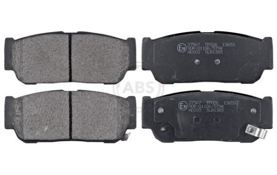 Kit de plaquettes de frein, frein à disque 37567 ABS, Image 3