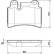 Kit de plaquettes de frein, frein à disque 37575 ABS, Vignette 2