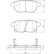 Kit de plaquettes de frein, frein à disque 37580 ABS, Vignette 2