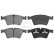 Kit de plaquettes de frein, frein à disque 37605 ABS, Vignette 3