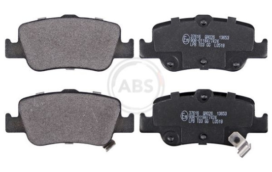 Kit de plaquettes de frein, frein à disque 37616 ABS, Image 3