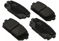 Kit de plaquettes de frein, frein à disque 37621 ABS