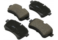 Kit de plaquettes de frein, frein à disque 37630 ABS