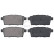 Kit de plaquettes de frein, frein à disque 37644 ABS, Vignette 3