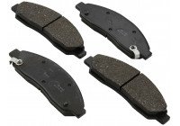 Kit de plaquettes de frein, frein à disque 37654 ABS