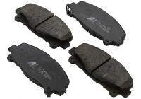 Kit de plaquettes de frein, frein à disque 37721 ABS