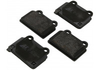 Kit de plaquettes de frein, frein à disque 37727 ABS