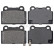 Kit de plaquettes de frein, frein à disque 37727 ABS, Vignette 3